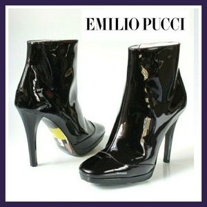 Emilio Pucci Patent Booties FINAL SALE